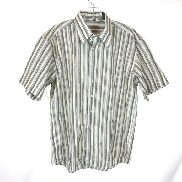 😀 3 for $20 NWOT Gazoz Striped Button Front Shirt - Picture 1 of 2